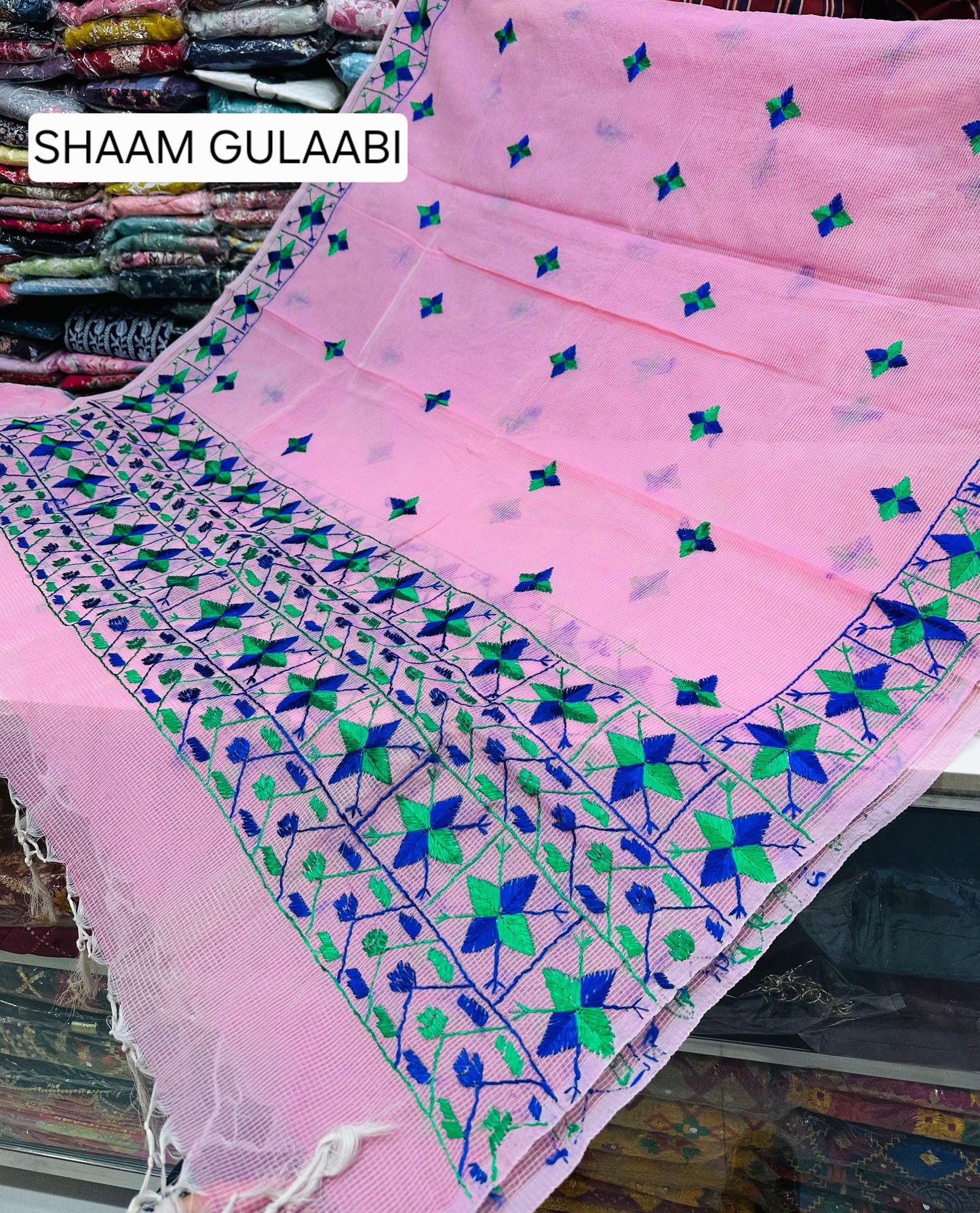 Kota dora phulkari dupatta