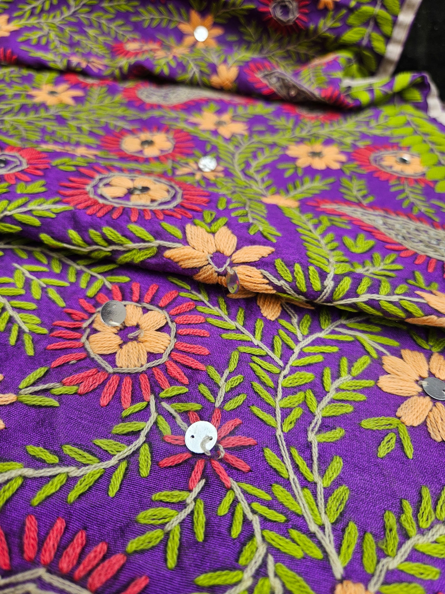 Phulkari stole
