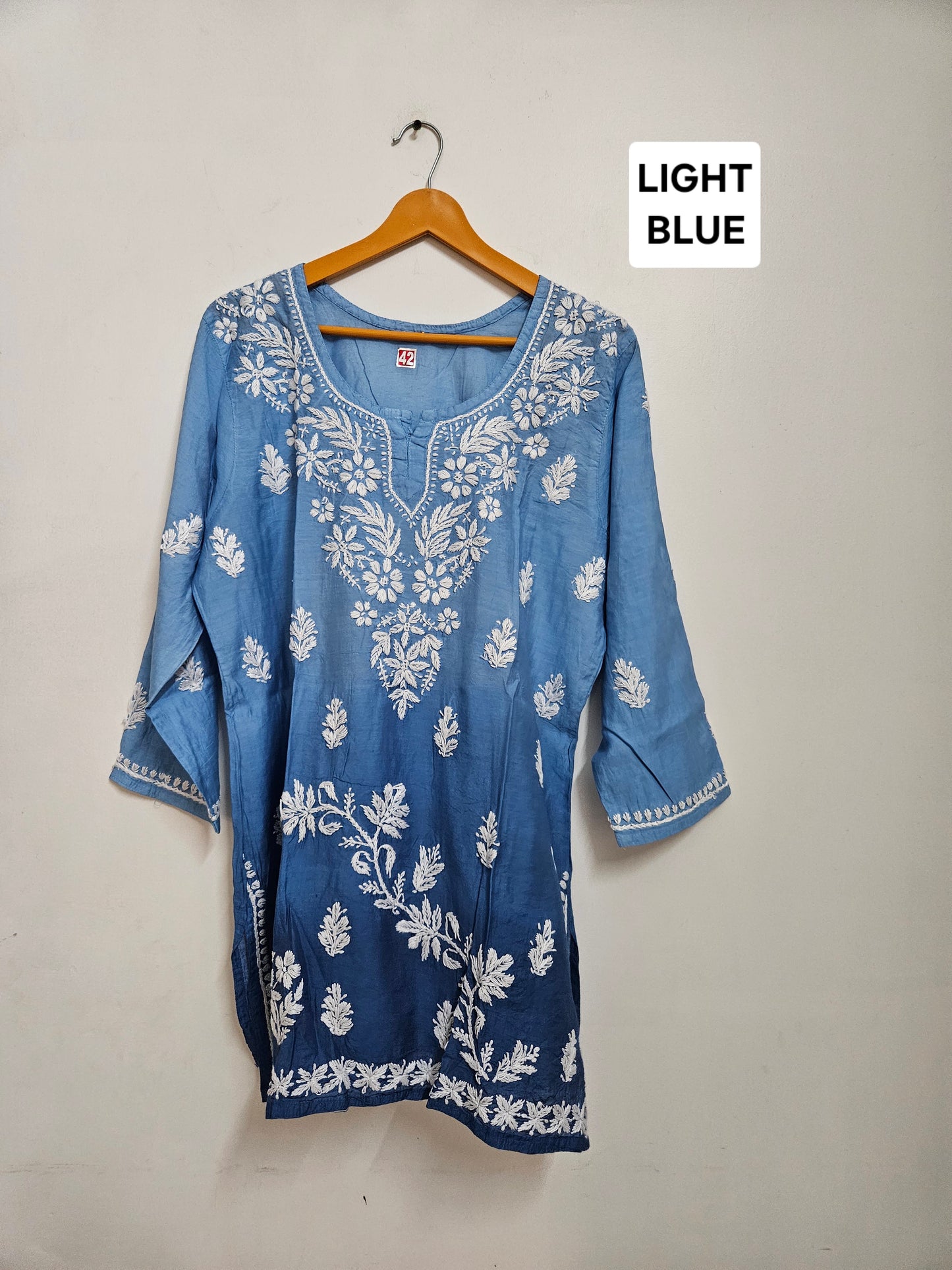 Chanderi ombre short tops