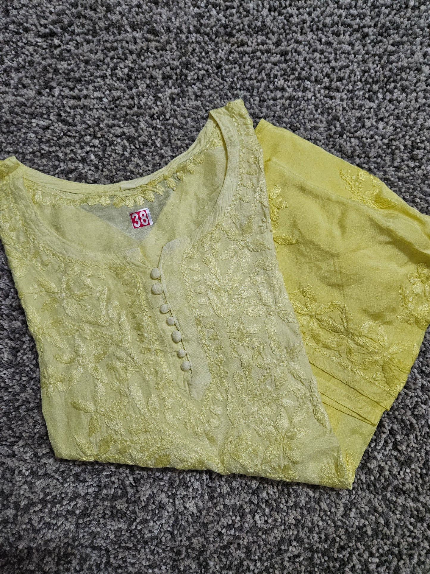 Ombre muslin short kurta