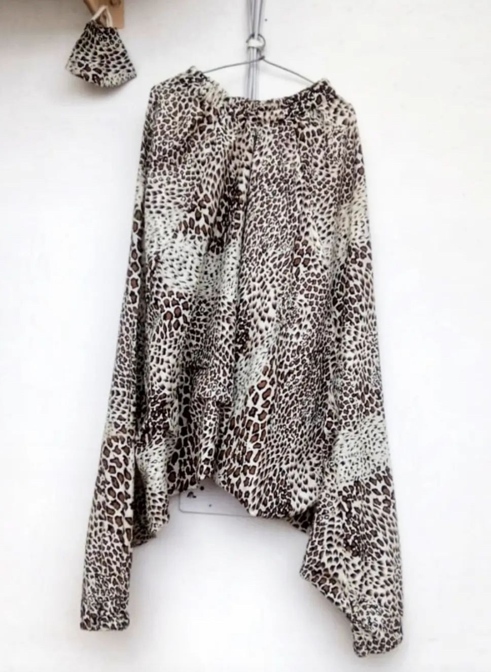 Leopard valley harem pants