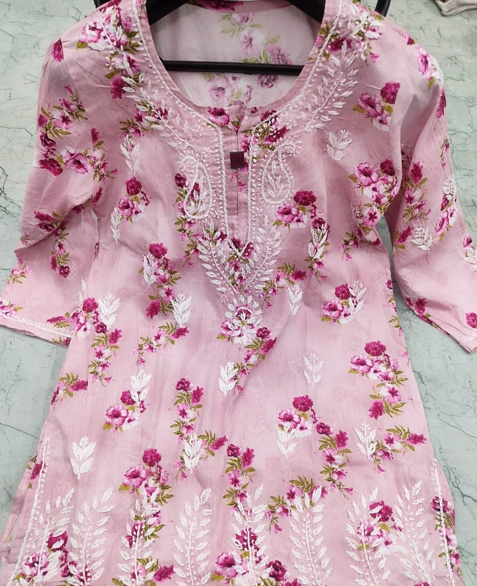 Mul cotton short kurti