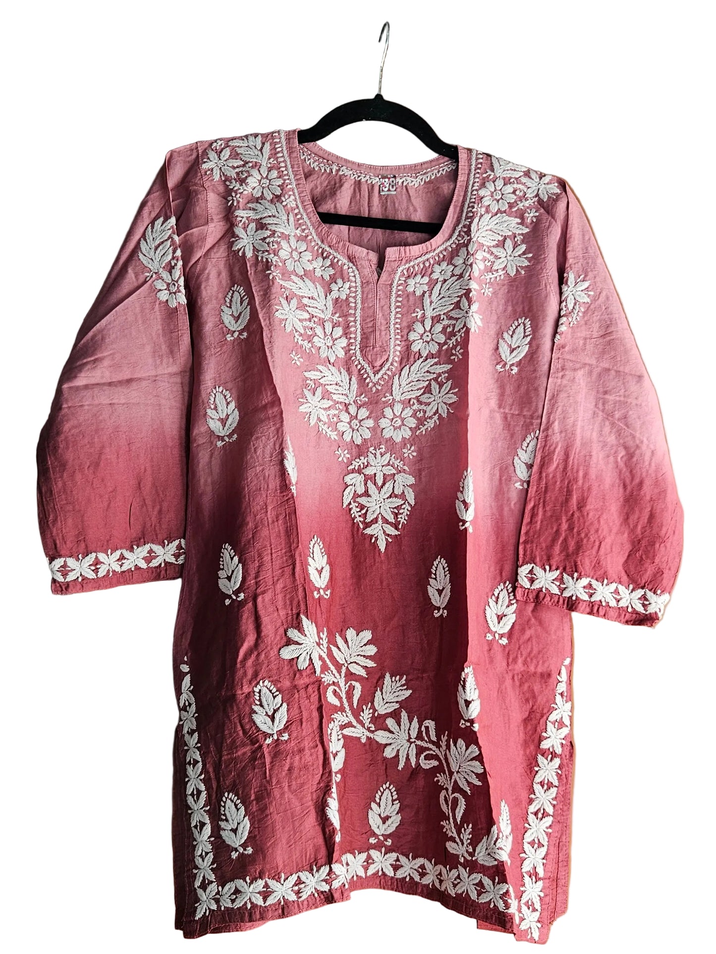 Chanderi ombre short tops
