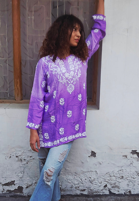 Nazakat muslin short kurta