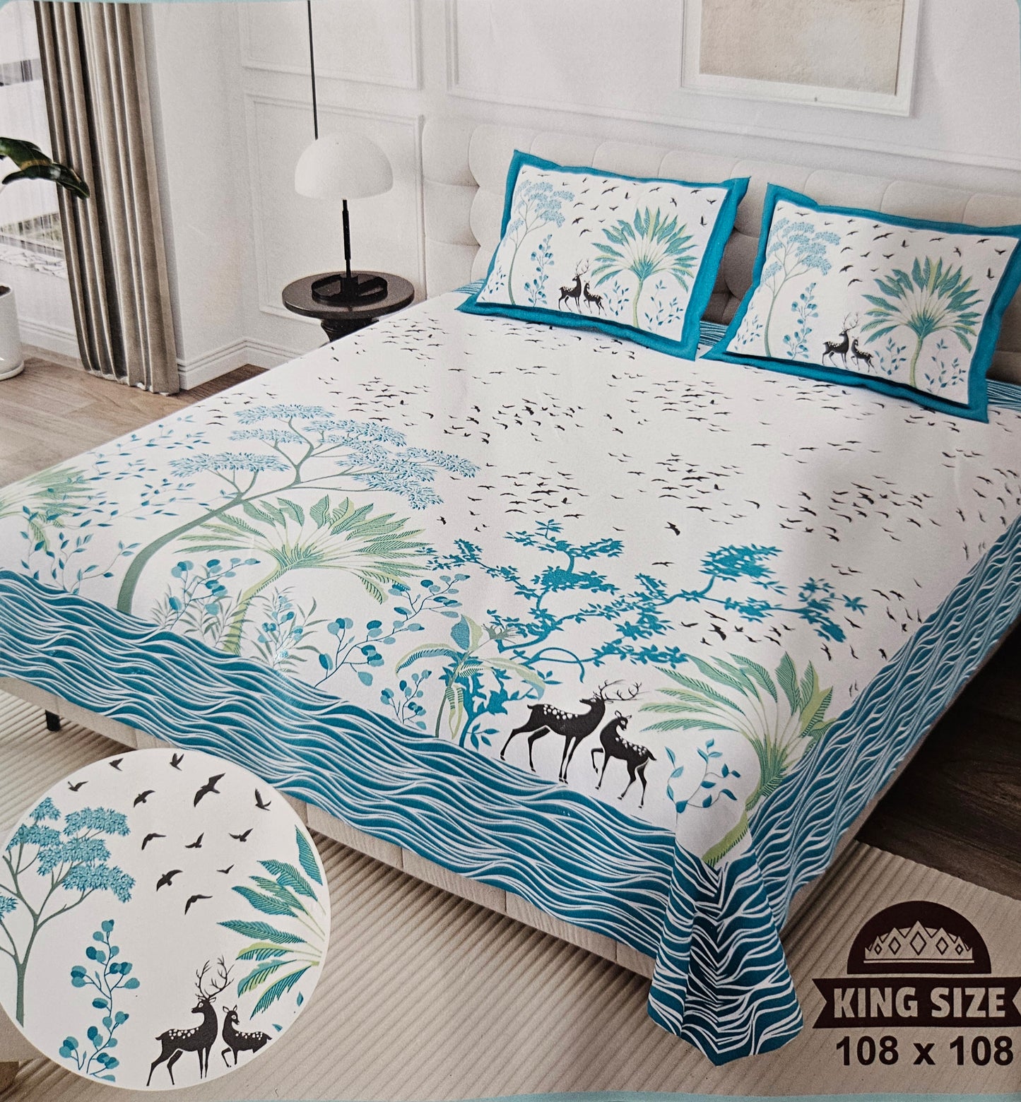 Rajastani cotton bedsheets