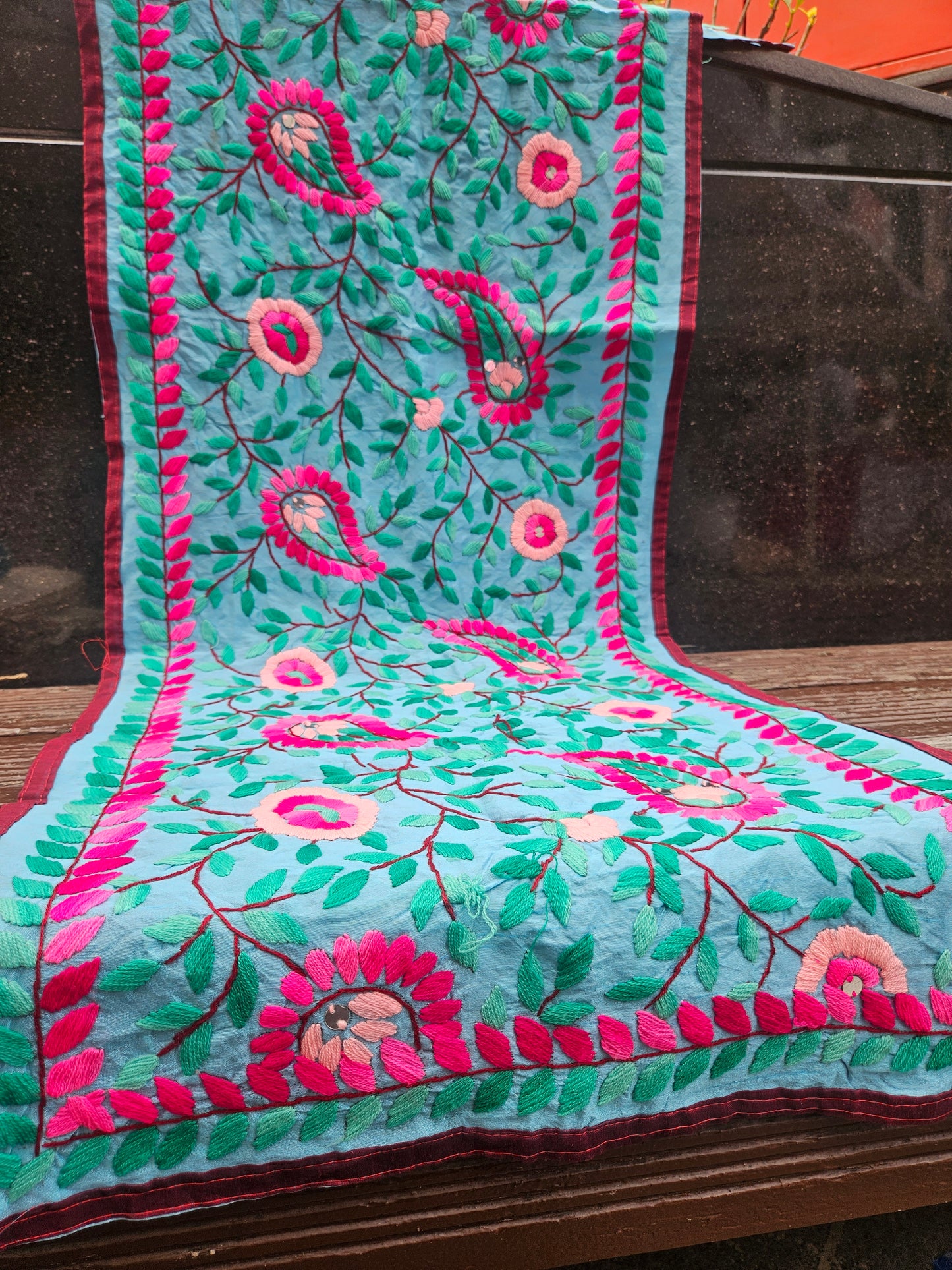 Phulkari stole