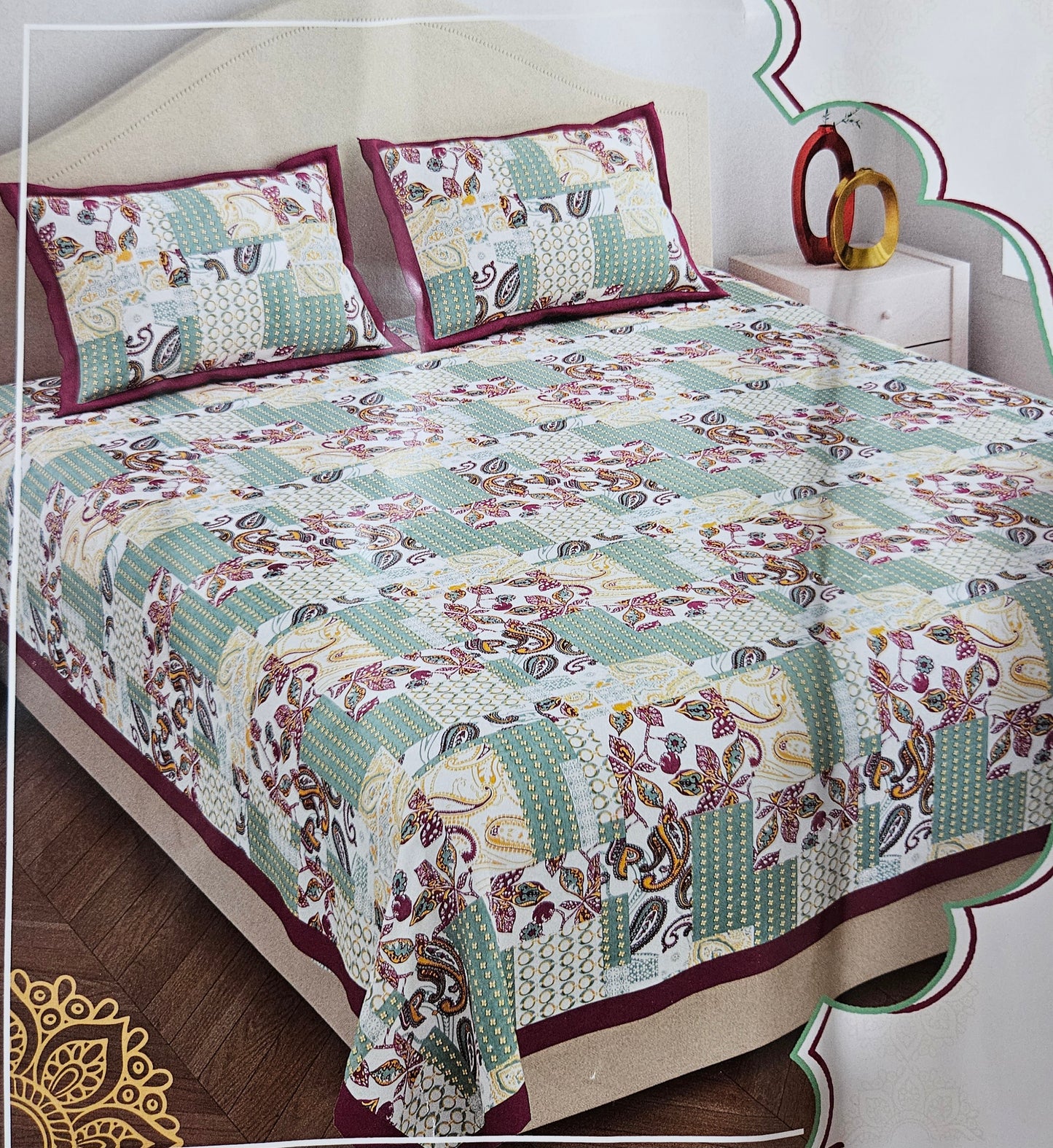 Rajastani cotton bedsheets