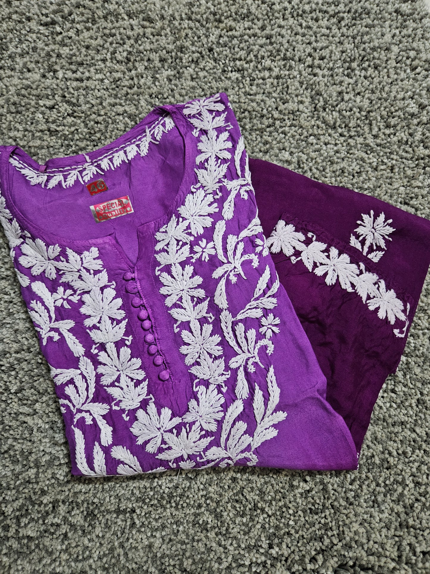 Ombre muslin short kurta