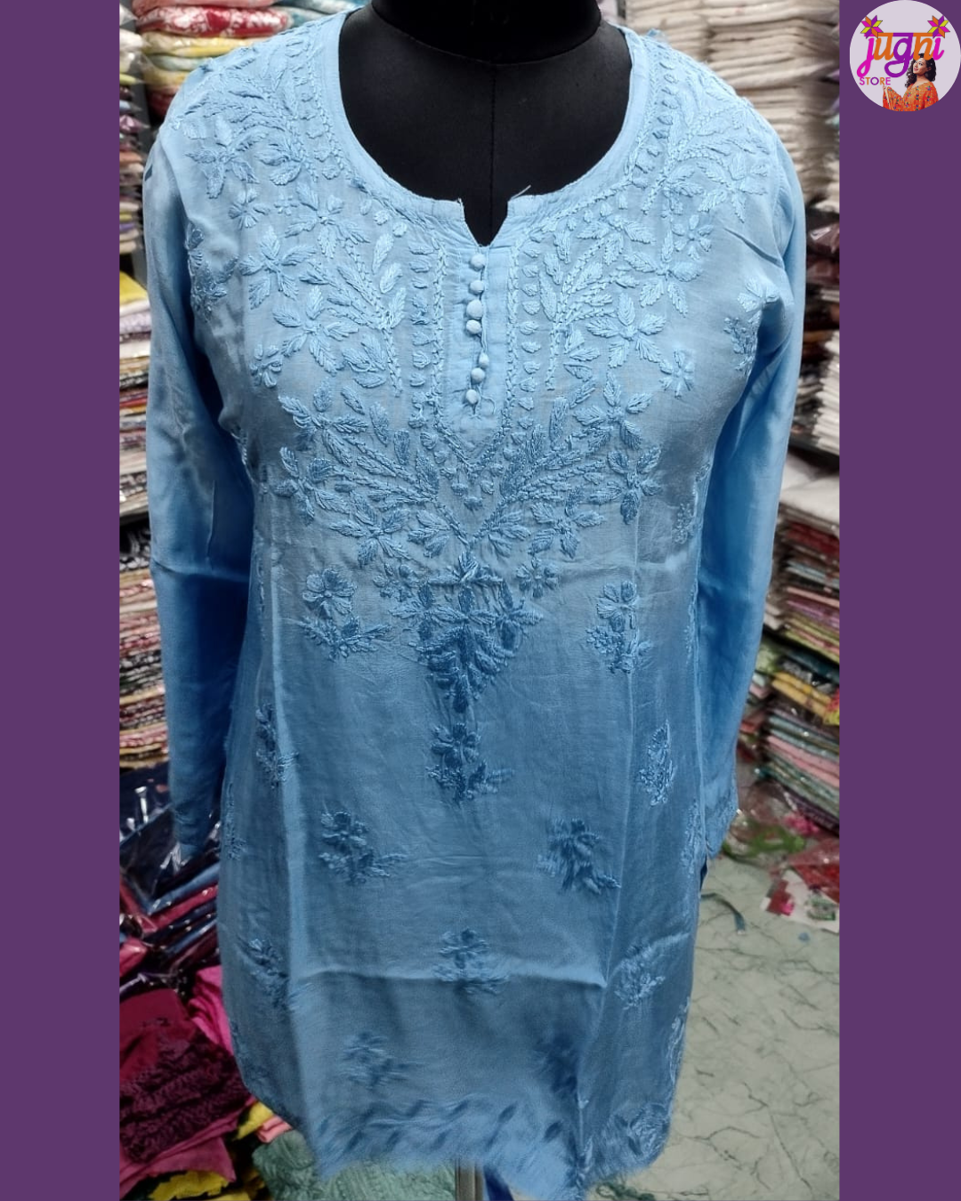 Noor Chanderi Ombre Kurta