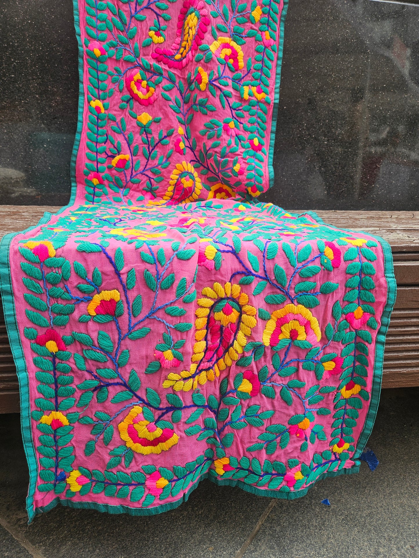 Phulkari stole