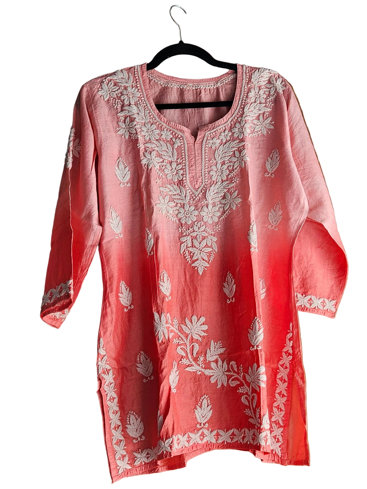 Chanderi ombre short tops
