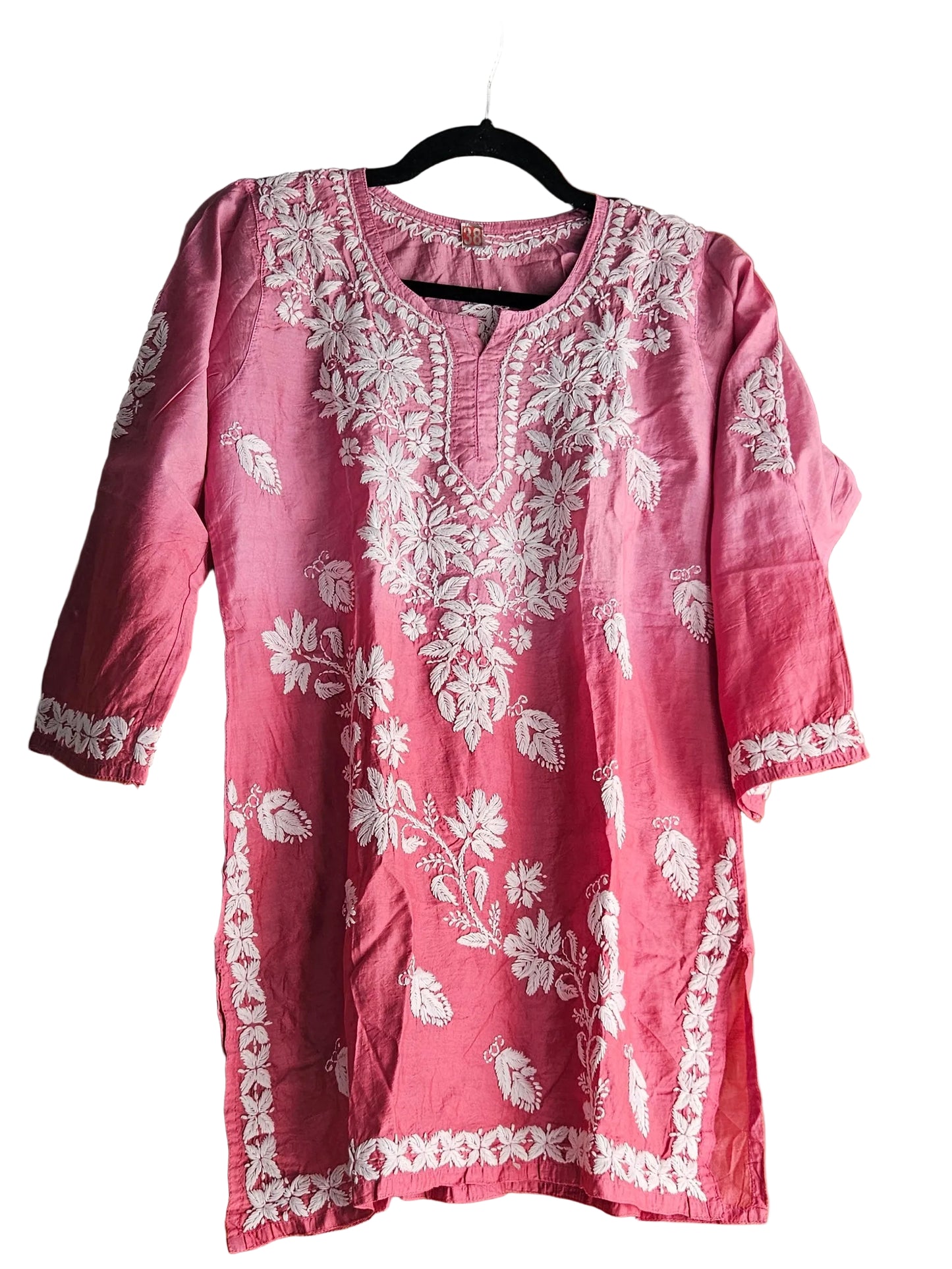Chanderi ombre short tops