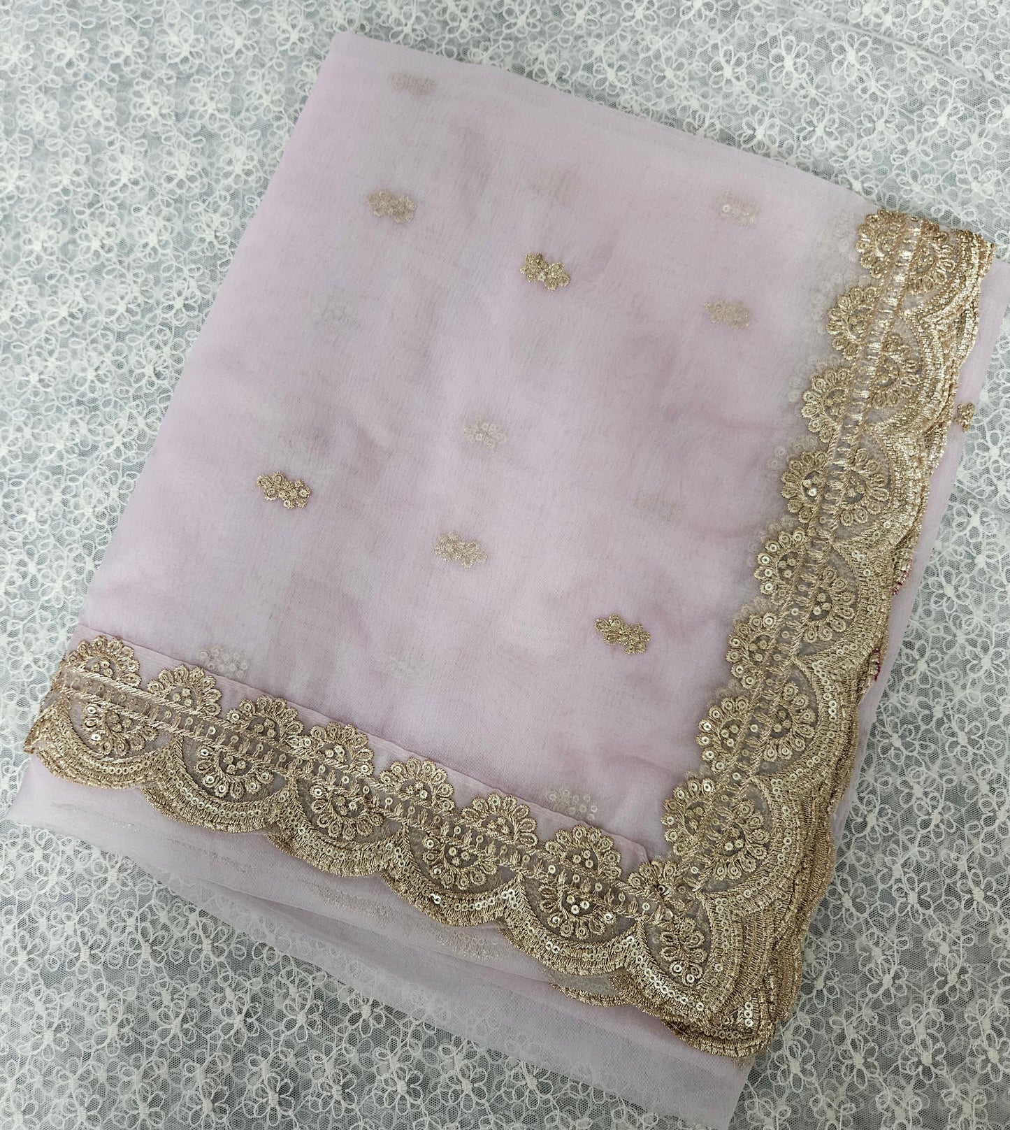 Nazakat organza zari work dupatta