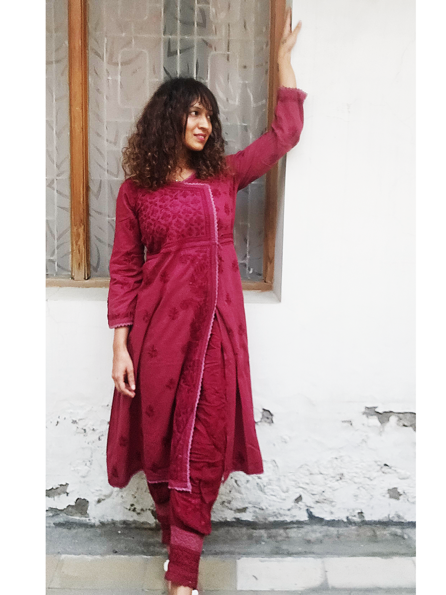 Angrakha & Afghani Pants Set