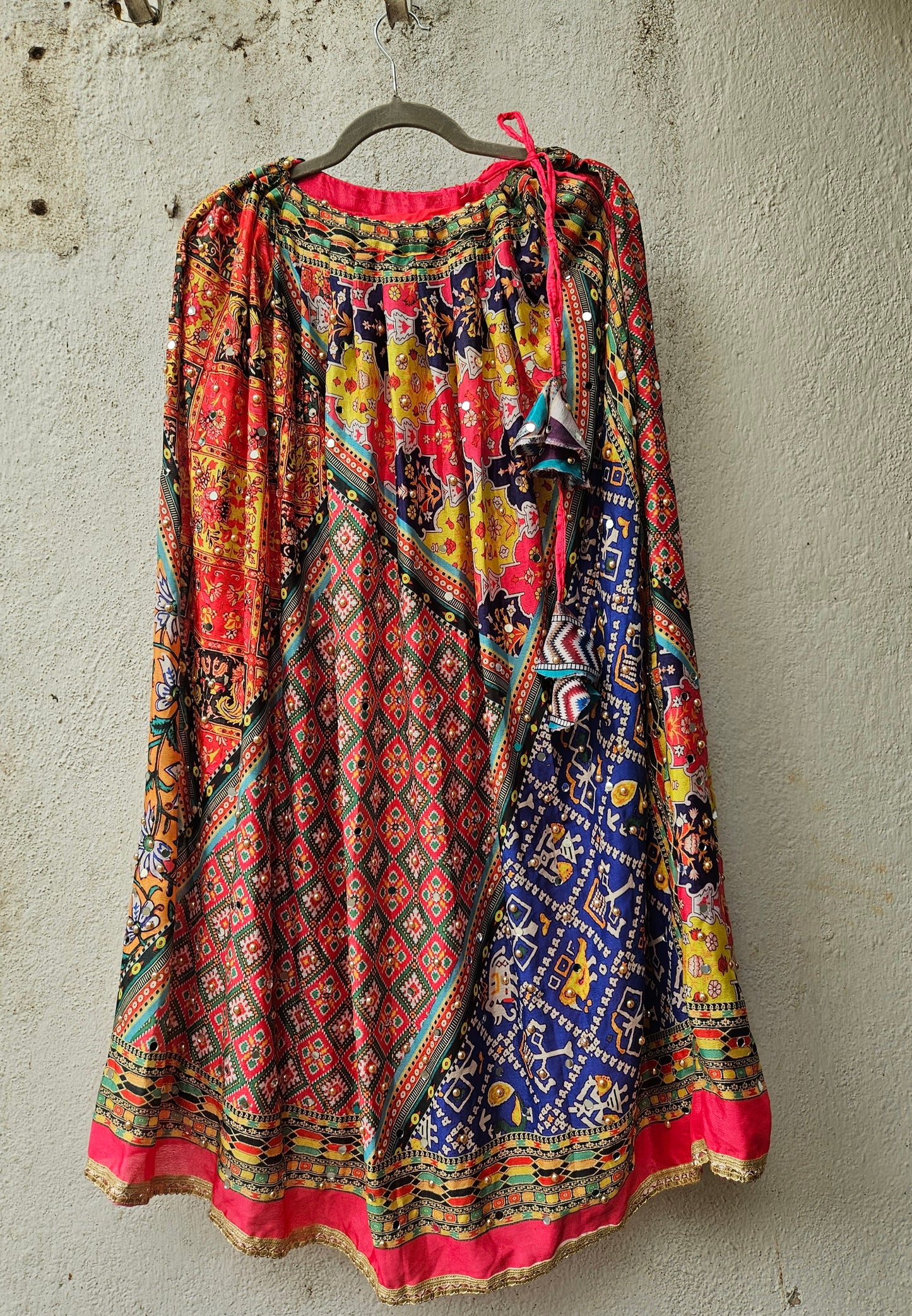 Mirror work skirts