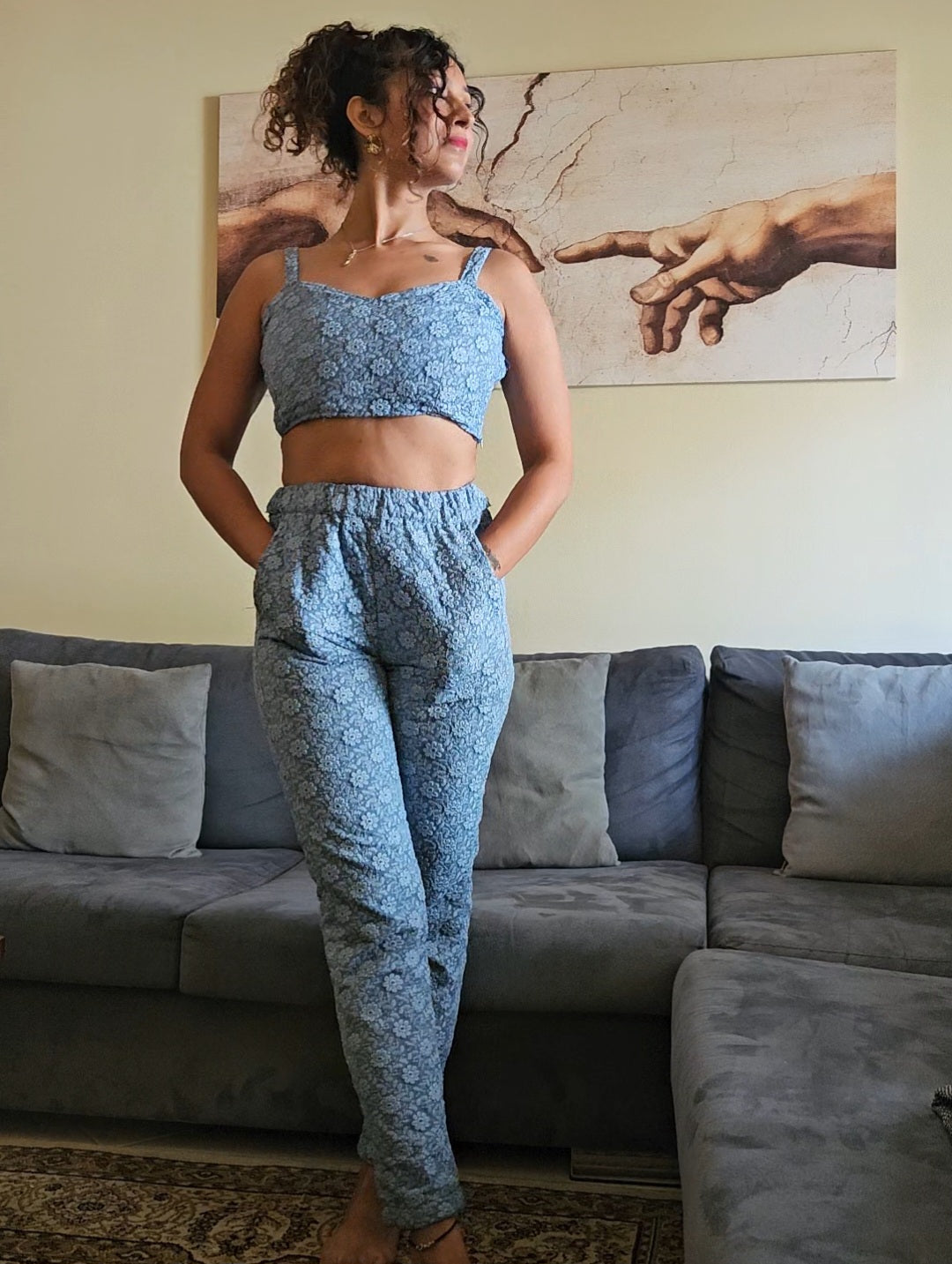 Dusty blue coord set