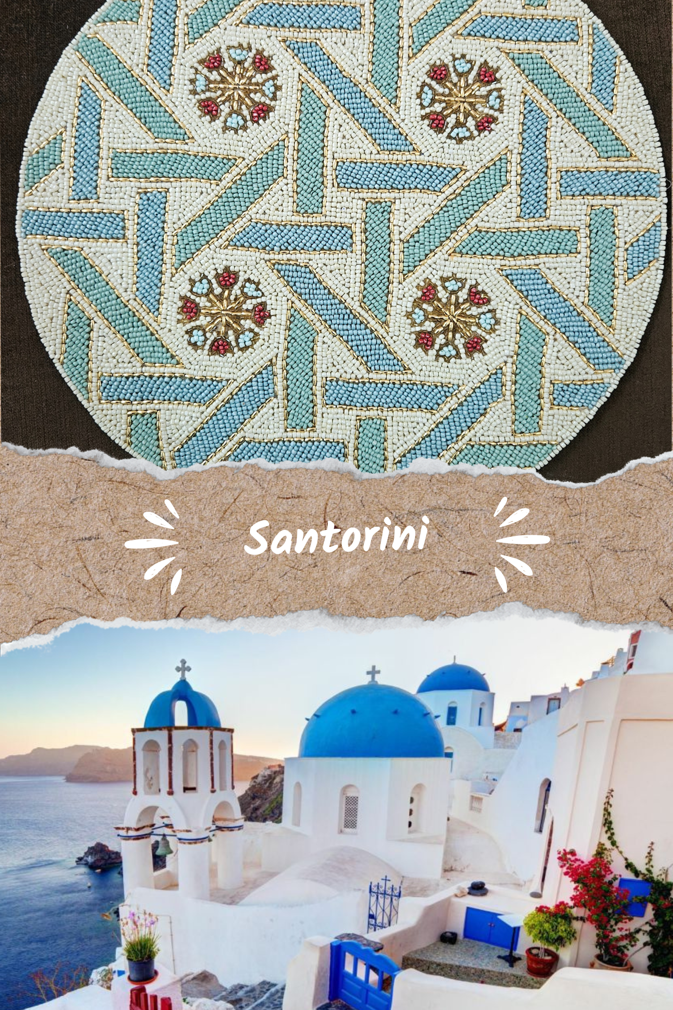 Greek Island Beadwork Mats