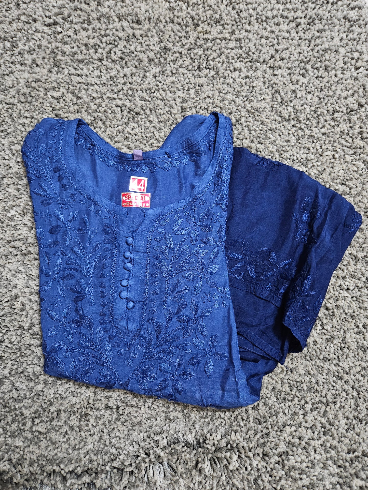 Ombre muslin short kurta