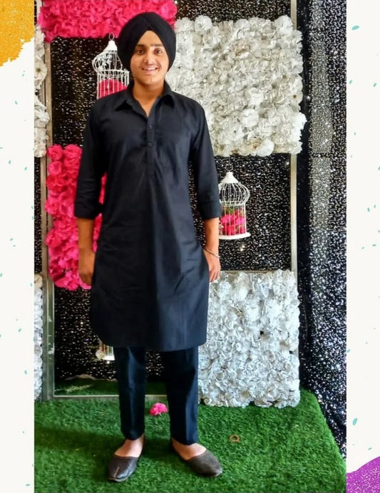 Cotton kurta pyjama