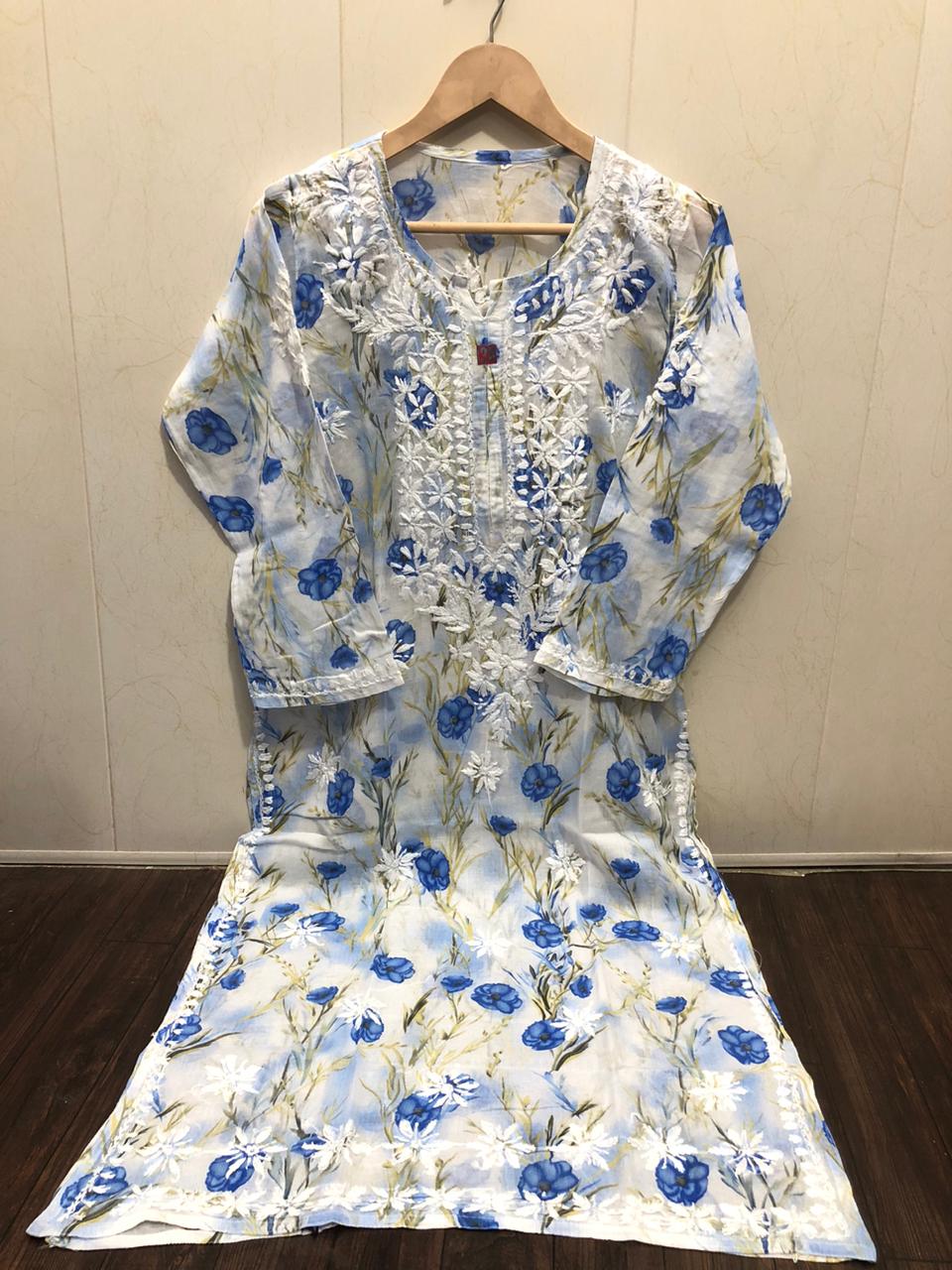 Mul Cotton Long Kurti