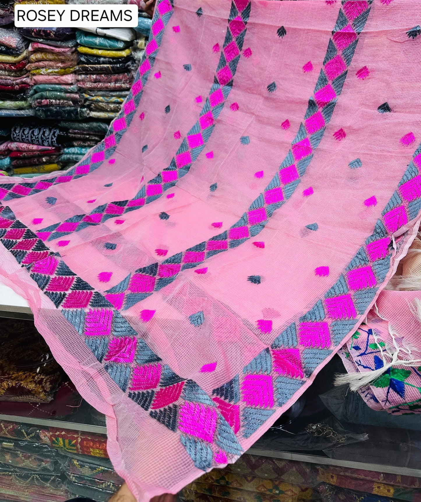 Kota dora phulkari dupatta