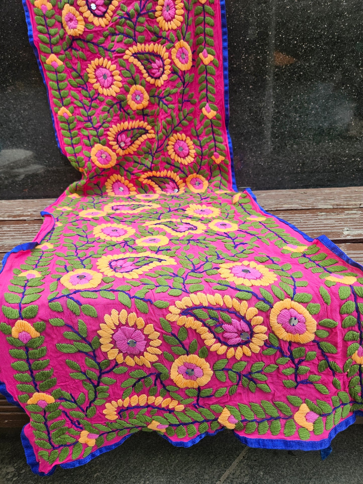 Phulkari stole