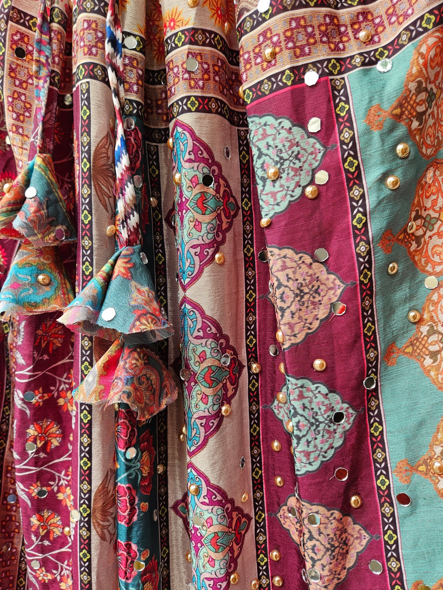 Mirror work skirts