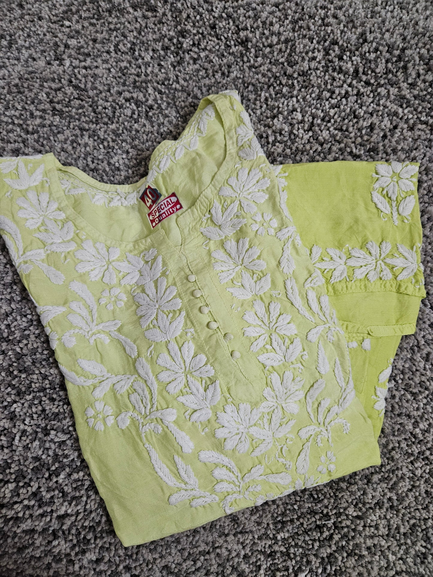 Ombre muslin short kurta