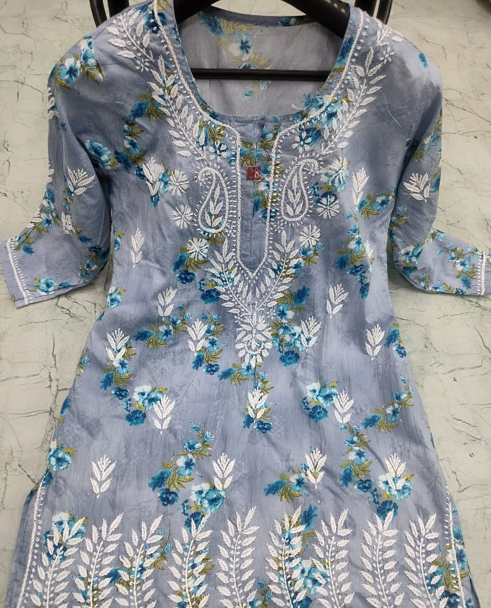 Mul cotton short kurti