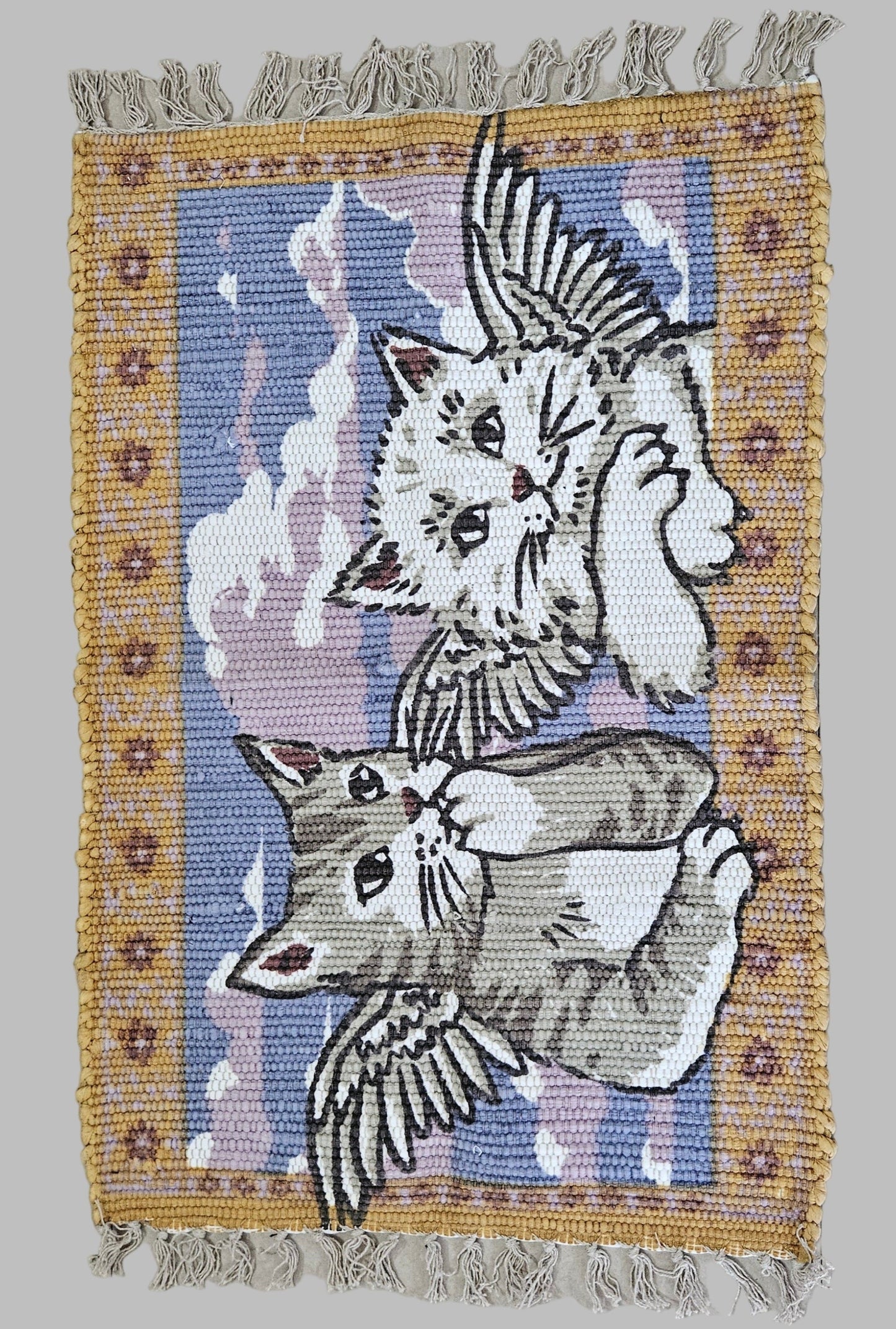 Greek Angel Cats Rug