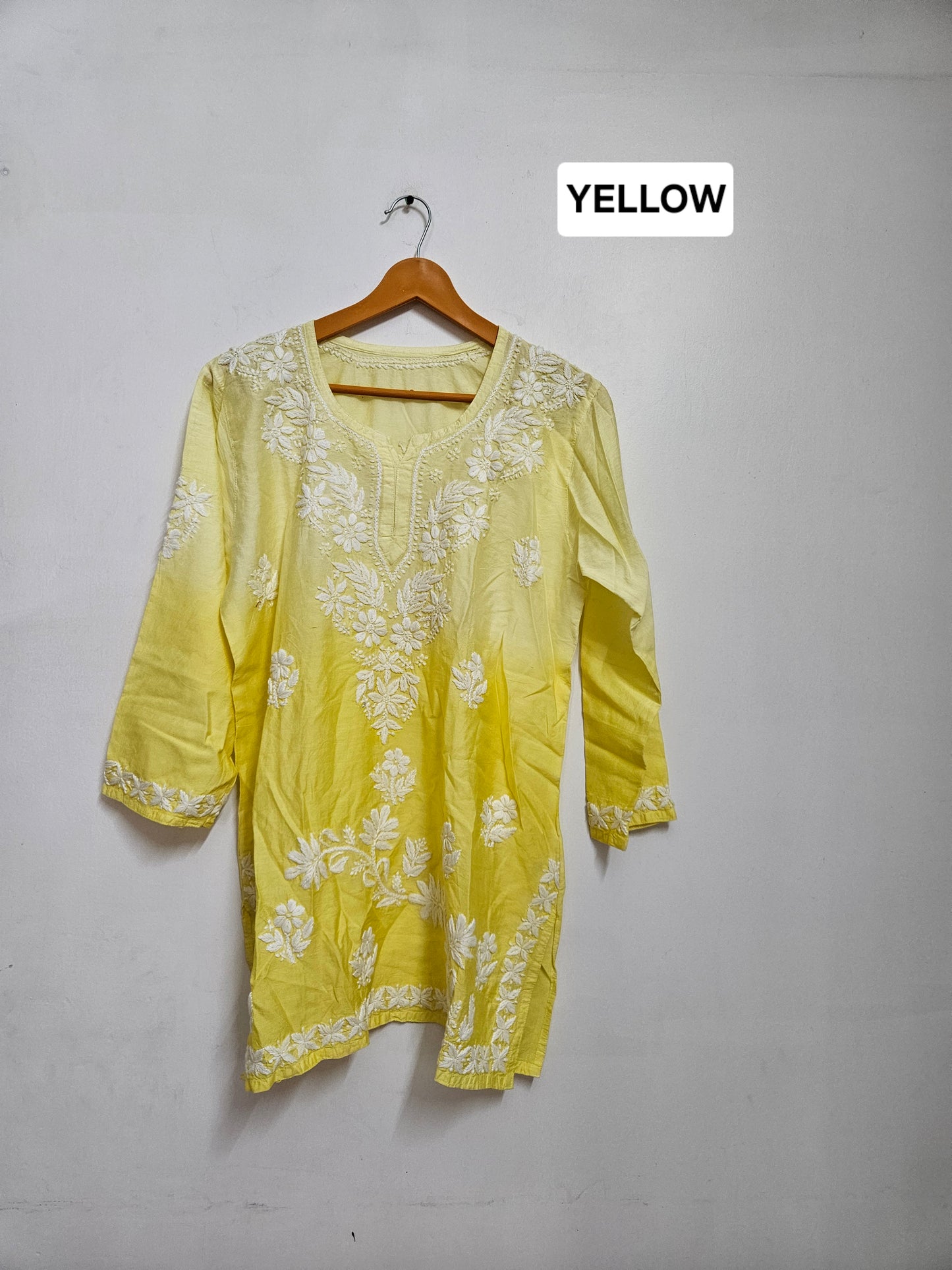 Chanderi ombre short tops