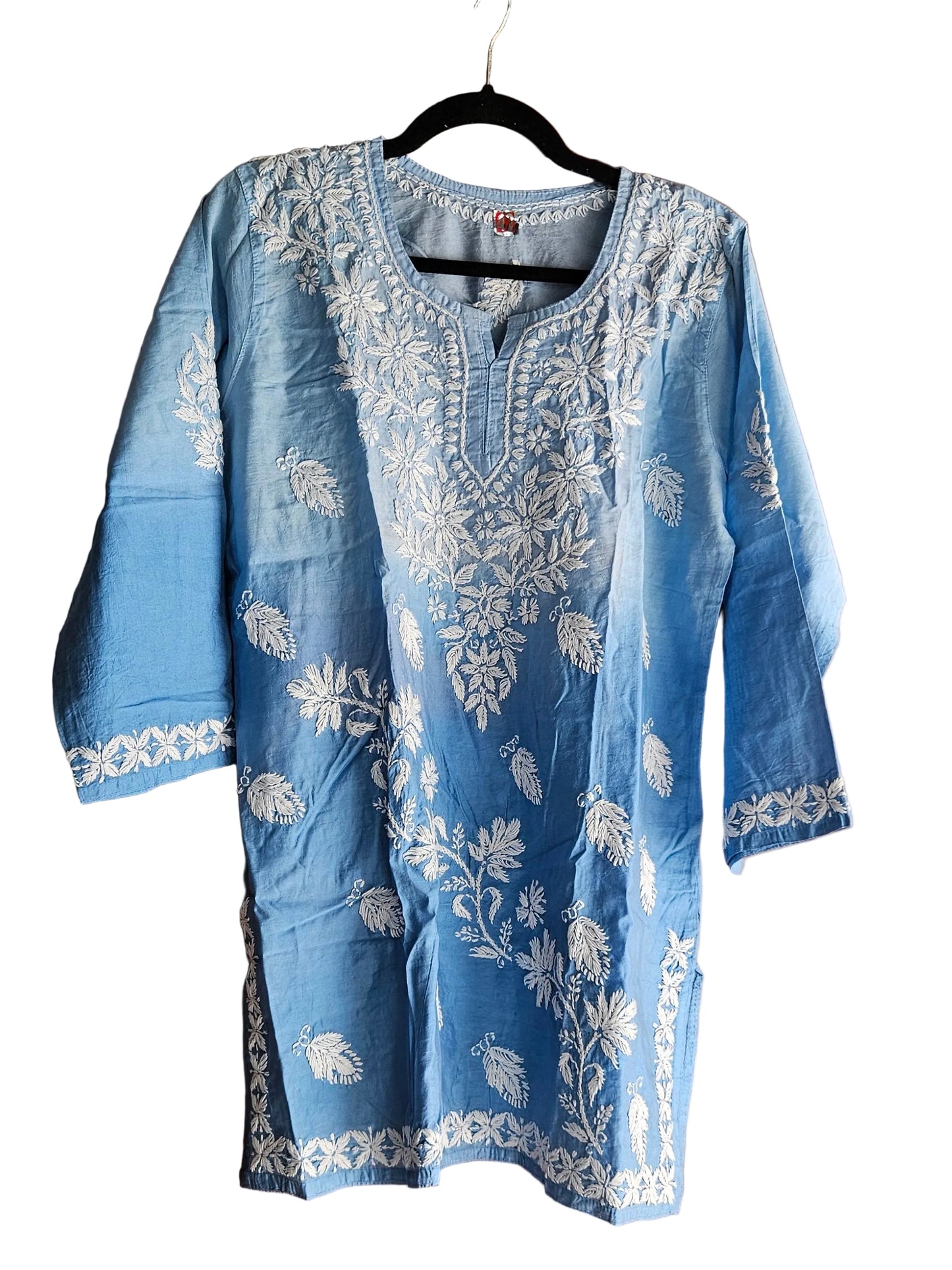 Chanderi ombre short tops