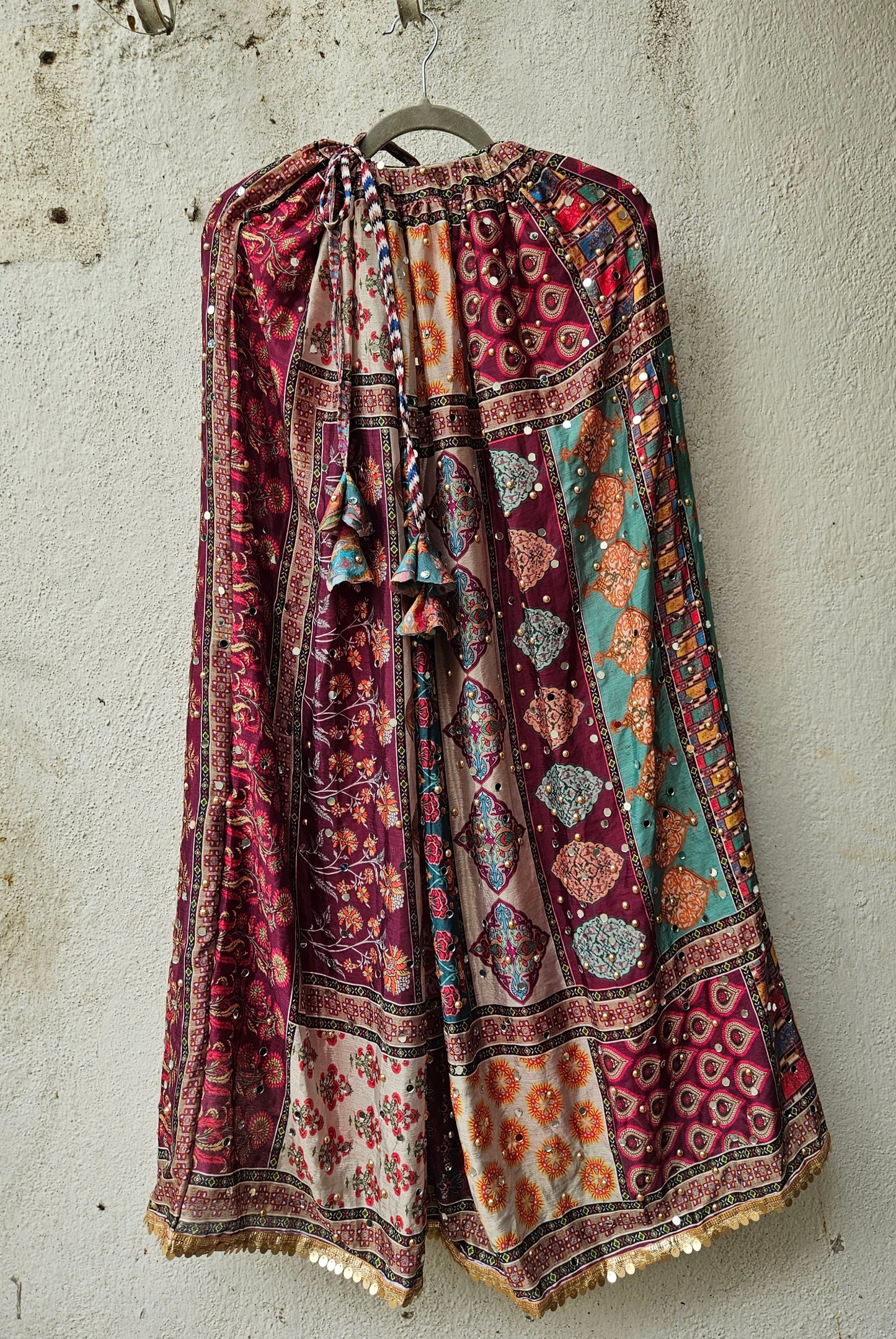 Mirror work skirts