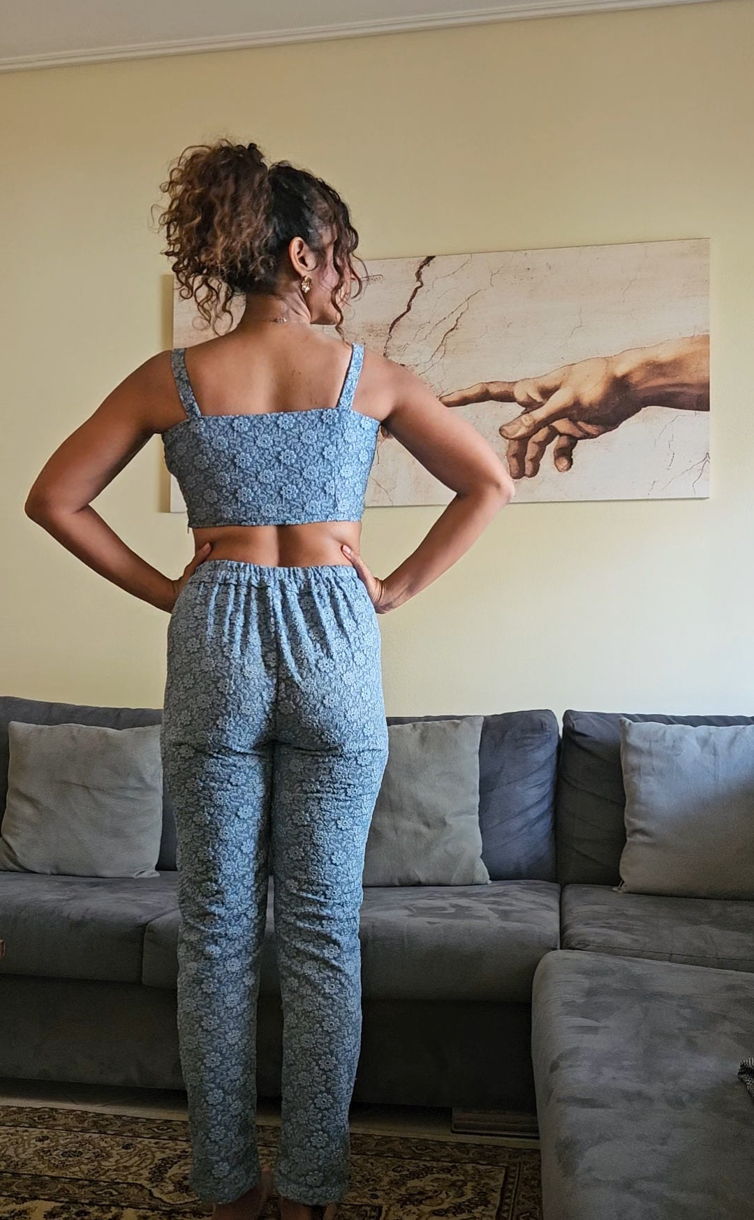 Dusty blue coord set