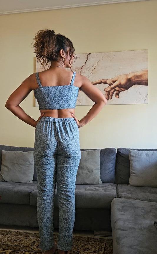 Dusty blue coord set
