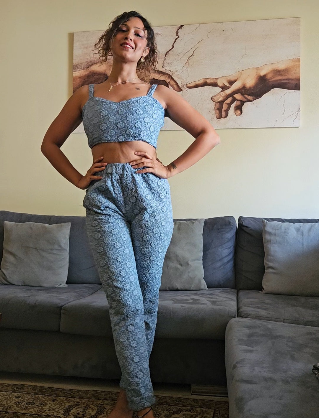 Dusty blue coord set