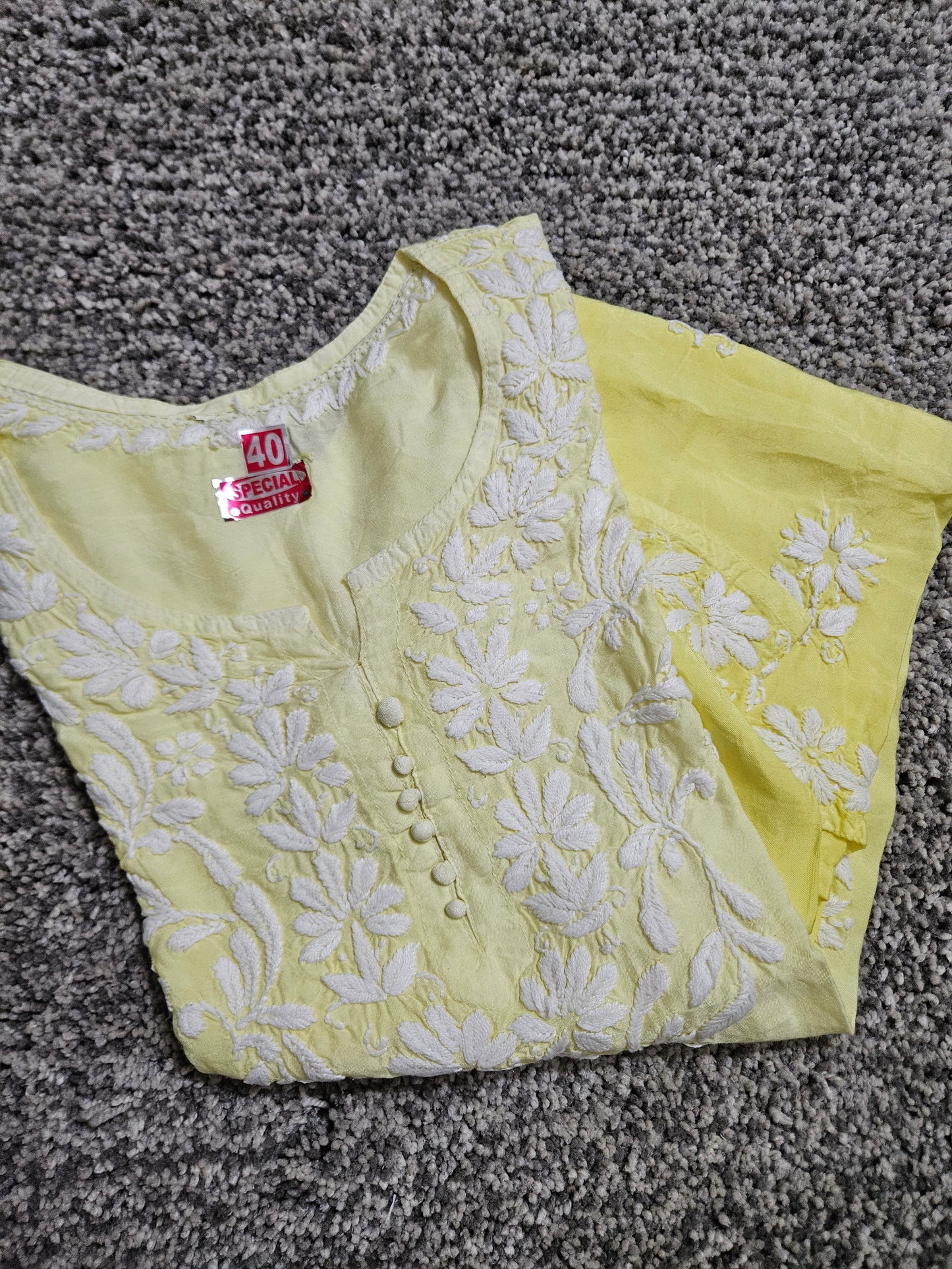 Ombre muslin short kurta